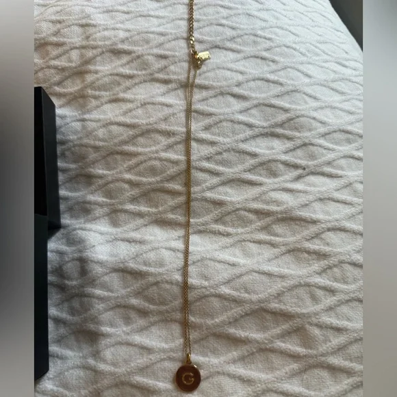 Kate Spade Gold “G” Initial Pendant Necklace - Picture 4 of 4